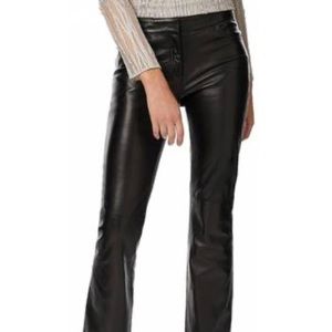 NWT Amanda Wakeley Delta Leather Trouser Pants sz 6 (fits 2/4) RETAIL $990